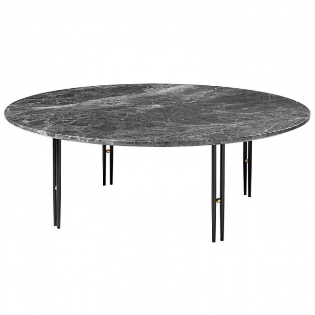 GUBI 구비 IOI coffee 테이블 100 cm 블랙 - grey marble GB10037503