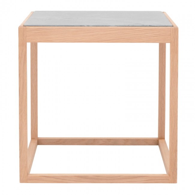 Klassik Studio Cube 테이블 soaped oak - 라이트 그레이 marble KS96500401-96555000