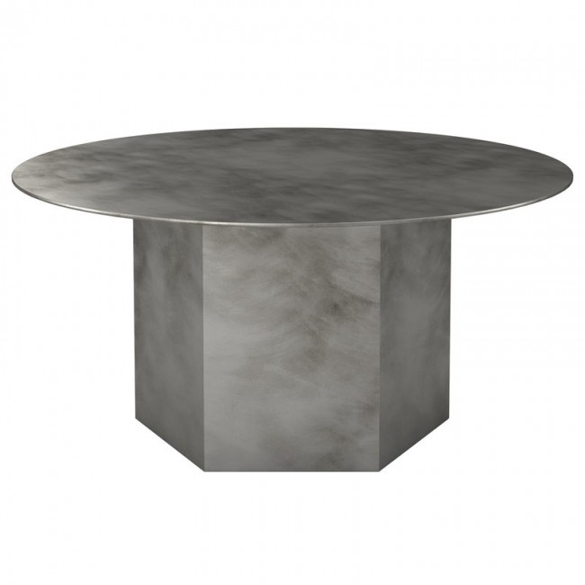 GUBI 구비 Epic coffee 테이블 round 80 cm misty grey steel GB10074998