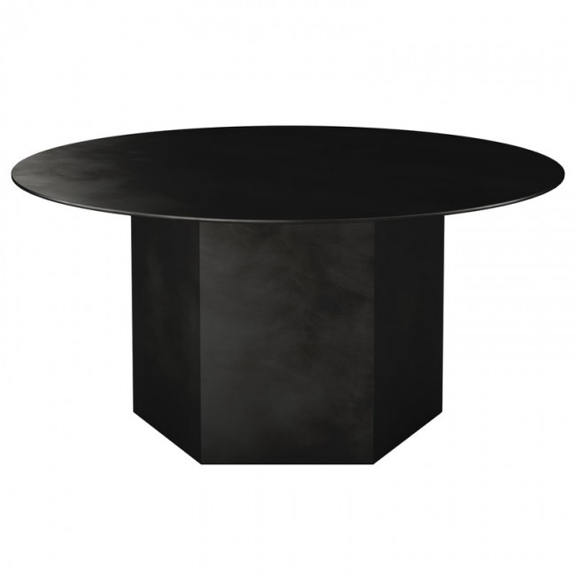 GUBI 구비 Epic coffee 테이블 round 80 cm mi_dnight 블랙 steel GB10074999