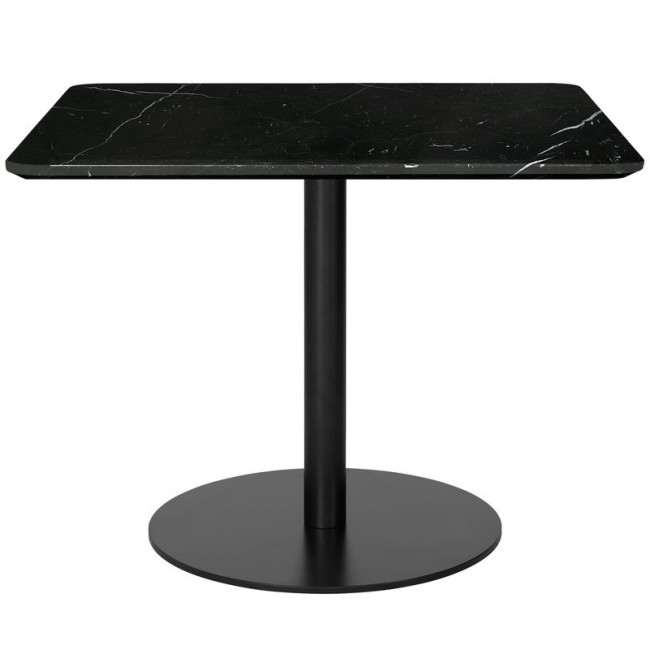 GUBI 구비 1.0 lounge 테이블 80x80 cm 블랙 - marble GB10012541