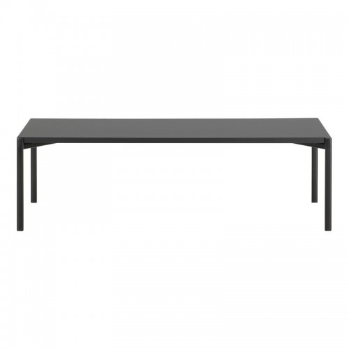ARTEK Kiki 로우 테이블 140 x 60 cm 블랙 - 블랙 리놀륨 Artek Kiki low table  140 x 60 cm  black - black linoleum 00269