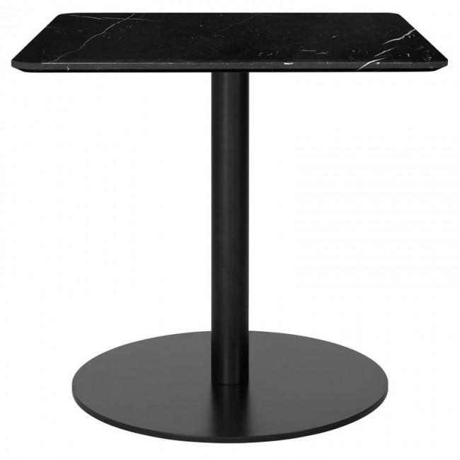 GUBI 구비 1.0 lounge 테이블 60x60 cm 블랙 - marble GB10012523