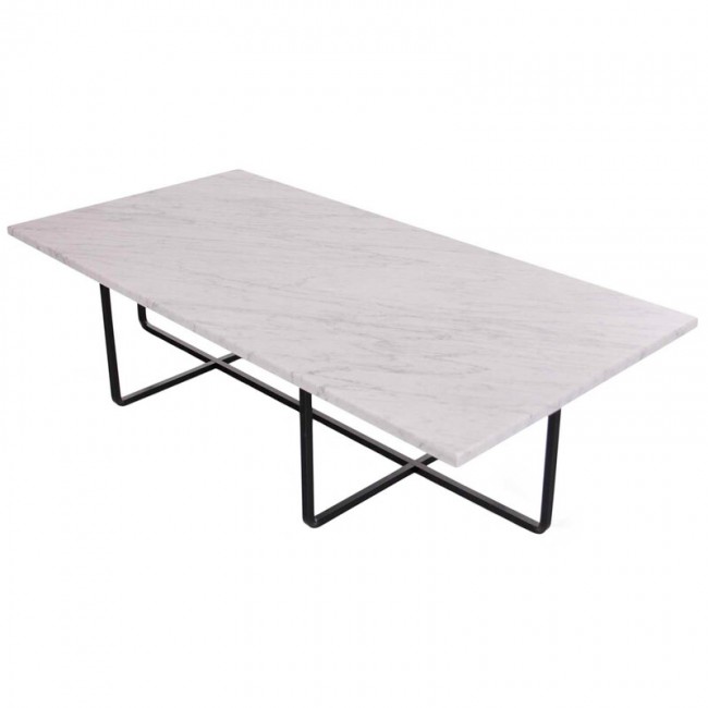 OX DENMARQ 옥스덴마크 나인TY 테이블 라지 화이트 marble - 블랙 OD-NINETY-L-WH-BL