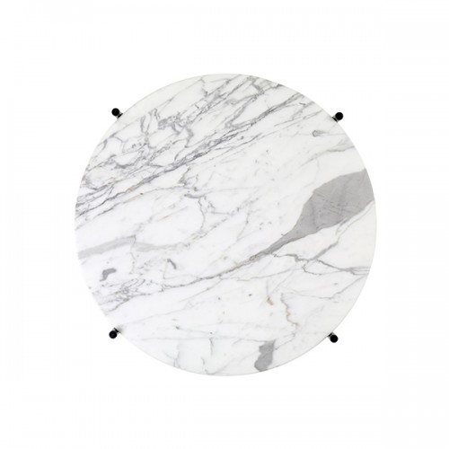 GUBI 구비 TS coffee 테이블 55 cm 브라스 - 화이트 marble GB1002236155-WH-M