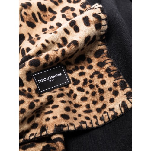 Dolce & Gabbana 레오파드 프린트 담요 140cm x 180cm TCE013TCAB6