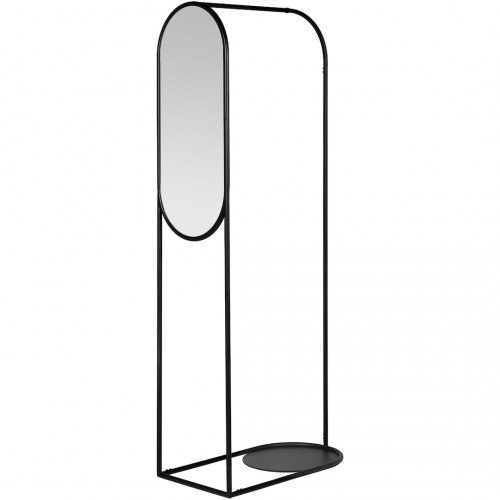 브로스테코펜하겐 Archie Rack 거울 With 거울 블랙 Broste Copenhagen Archie Rack Mirror With Mirror  Black 07250