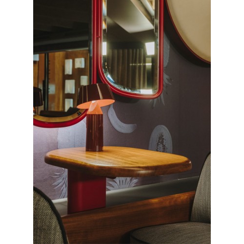 마르셋 비코카 테이블조명/책상조명 포터블 버건디 Marset Bicoca Table Lamp Portable  Burgundy 07020