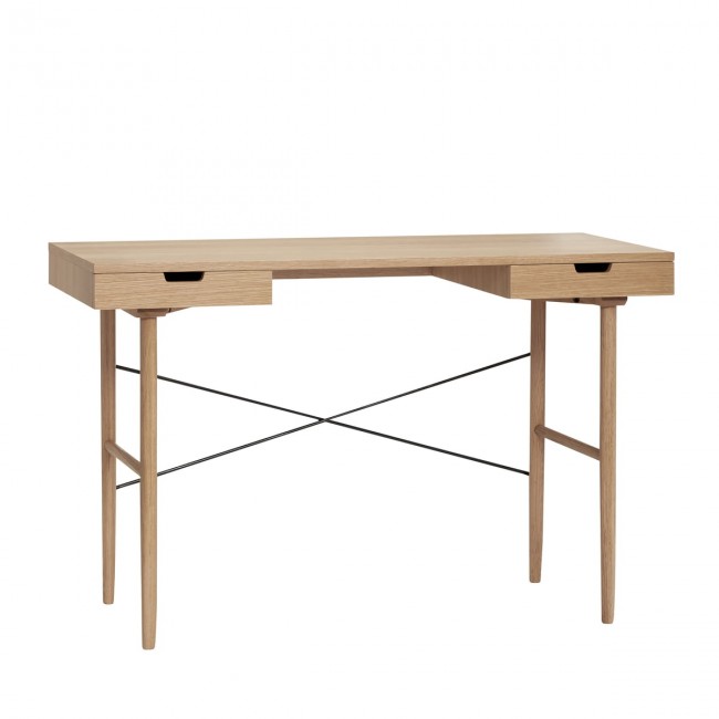 힙쉬 - Desk with 2 compartments 120 x 55 cm oak Huebsch Interior - Desk with 2 compartments  120 x 55 cm  oak 16867
