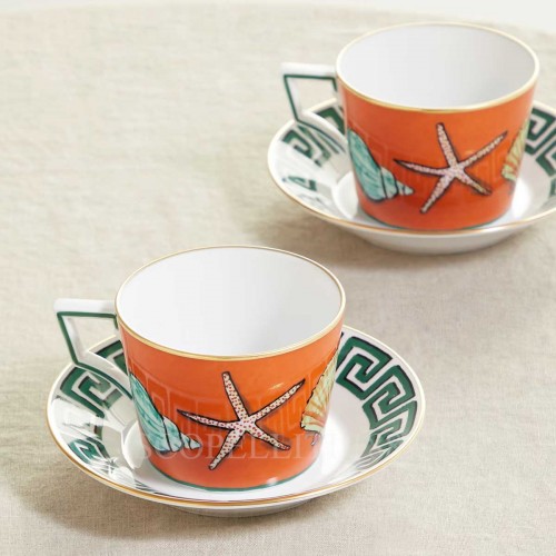 GINORI 1735 Ginori Gift Set of 2 Tea Cups il Viaggio di Nettuno Ginori 1735 Ginori Gift Set of 2 Tea Cups il Viaggio di Nettuno 01022