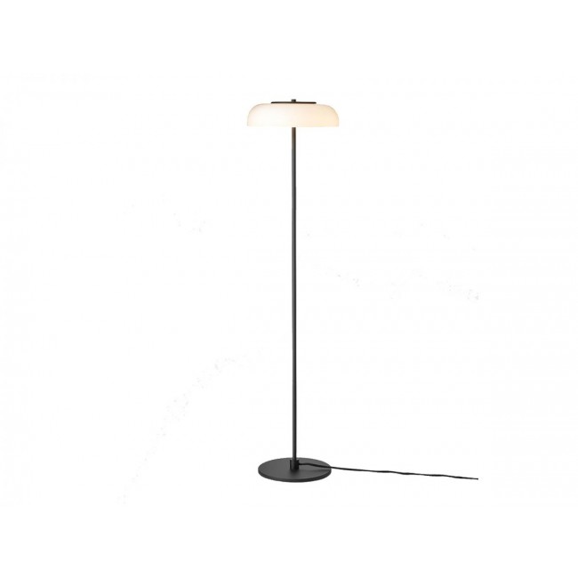 누라 Blossi 스탠드조명 플로어스탠드 블랙 - 오팔 in 화이트 / Nuura Blossi Floor Lamp Black - Opal in White 28018