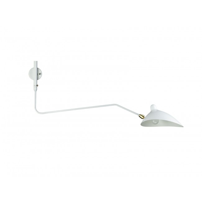 세르주 무이 스콘스 One 로테이팅 커브드 암 월 Lamp / Serge Mouille Sconce One Rotating Curved Arm Wall Lamp 26304