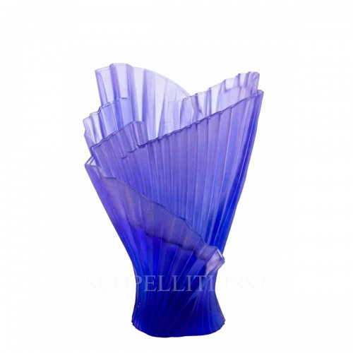 DAUM NEW Croisiere Pleated 화병 꽃병 Lilac NUMBE레드 에디션 Daum NEW Croisiere Pleated Vase Lilac Numbered edition 02618