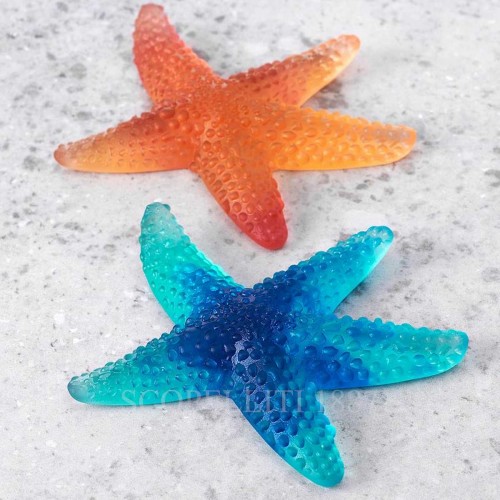 DAUM 크리스탈 Starfish Mer de Corail 블루 Daum Crystal Starfish Mer de Corail Blue 02575