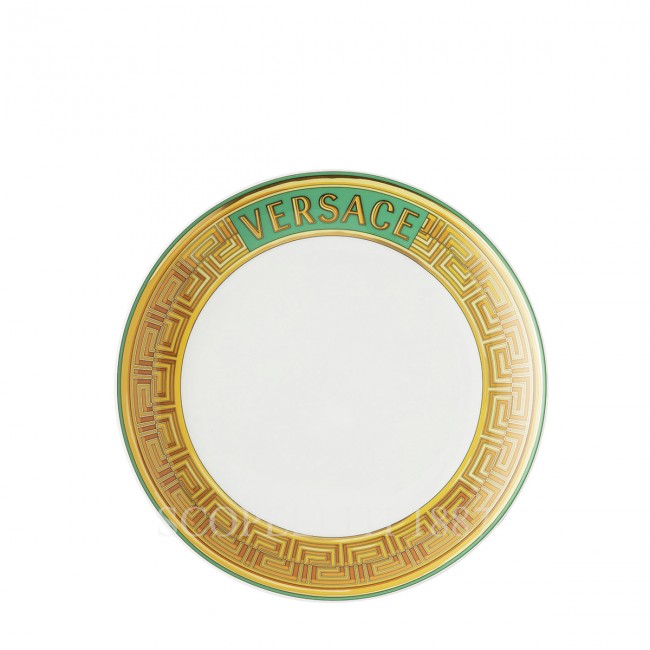 베르사체 디저트접시 메두사 Amplified 그린 Coin Versace Dessert Plate Medusa Amplified Green Coin 02420