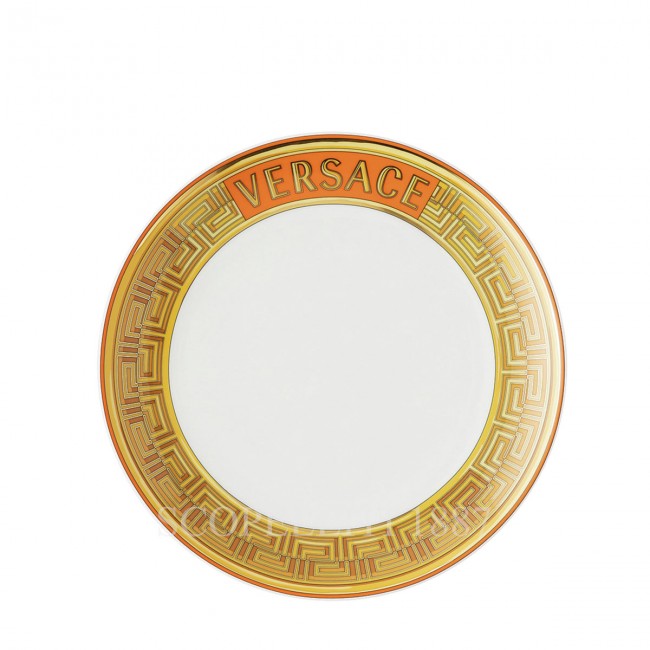 베르사체 디저트접시 메두사 Amplified 오렌지 Coin Versace Dessert Plate Medusa Amplified Orange Coin 02418