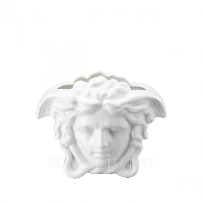 베르사체 화병 꽃병 15 cm 화이트 메두사 Grande Versace Vase 15 cm White Medusa Grande 02362