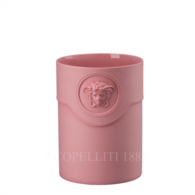 베르사체 NEW 화병 꽃병 18 cm 핑크 La 메두사 Versace NEW Vase 18 cm Pink La Medusa 02306