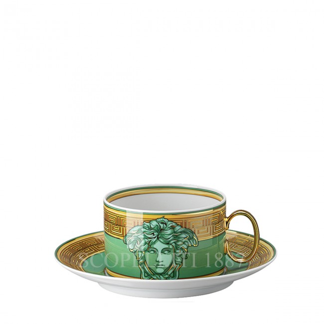 베르사체 Tea Cup 메두사 Amplified 그린 Coin Versace Tea Cup Medusa Amplified Green Coin 02047