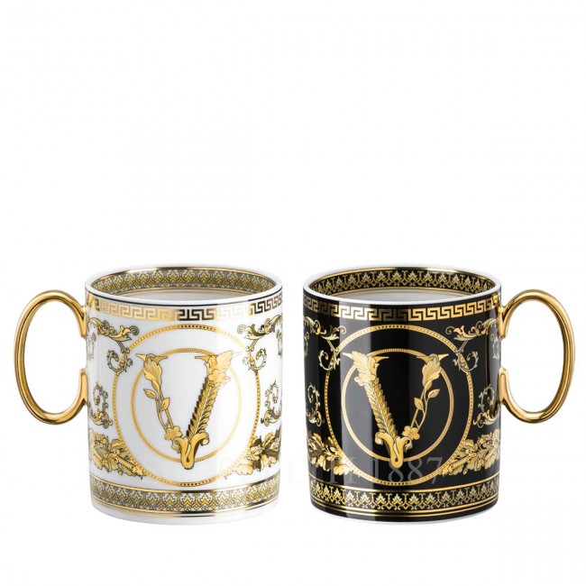 베르사체 2 머그 Virtus Gala Gift Set Versace 2 Mugs Virtus Gala Gift Set 01973