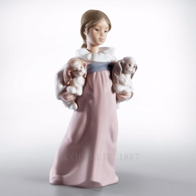 LLADROE 암스 Full Of Love 포셀린 Figurine LladrOE Arms Full Of Love Porcelain Figurine 01904