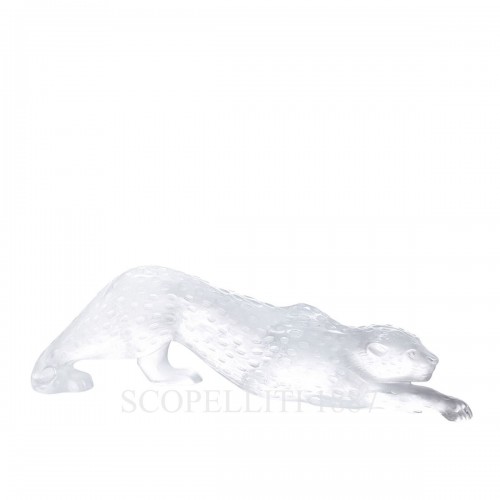 LALIQUE Zeila Panther 스컬쳐 라지 Clear Lalique Zeila Panther Sculpture Large Clear 01824