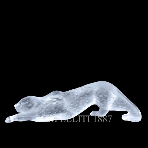 LALIQUE Zeila Panther 스컬쳐 라지 Clear Lalique Zeila Panther Sculpture Large Clear 01824