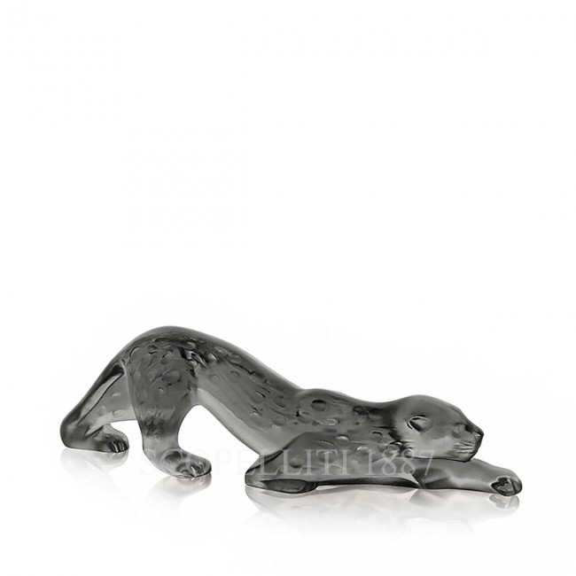 LALIQUE Zeila Panther 스컬쳐 스몰 Grey Lalique Zeila Panther Sculpture Small Grey 01823