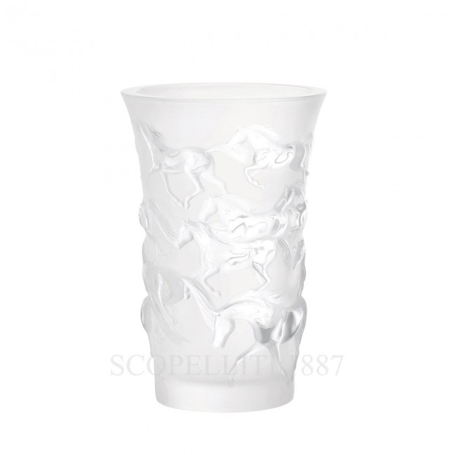 LALIQUE Mustang 화병 꽃병 clear Lalique Mustang Vase clear 01808