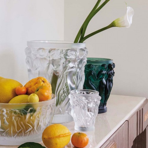 LALIQUE Bacchantes Small 크리스탈 화병 꽃병 Clear Lalique Bacchantes Small Crystal Vase Clear 01805