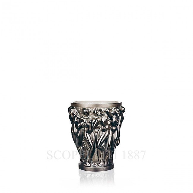 LALIQUE Bacchantes Small 크리스탈 화병 꽃병 브론즈 Lalique Bacchantes Small Crystal Vase Bronze 01803
