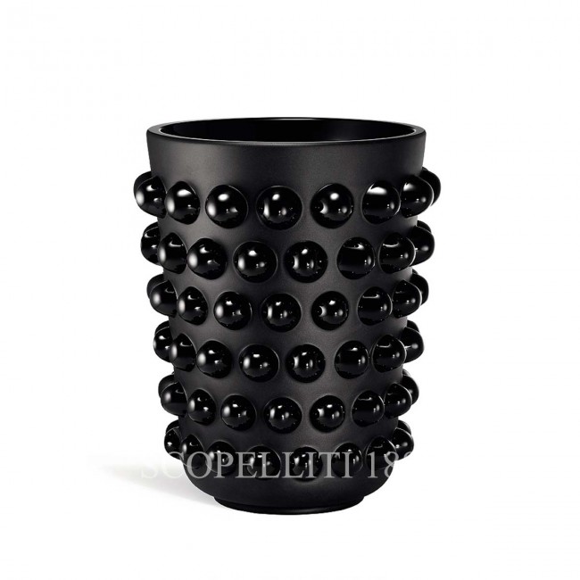 LALIQUE Mossi XXL 화병 꽃병 블랙 Lalique Mossi XXL Vase Black 01792