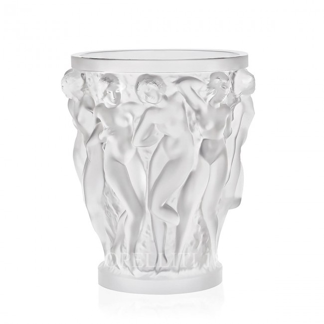 LALIQUE Bacchantes 크리스탈 화병 꽃병 Clear Lalique Bacchantes Crystal Vase Clear 01786