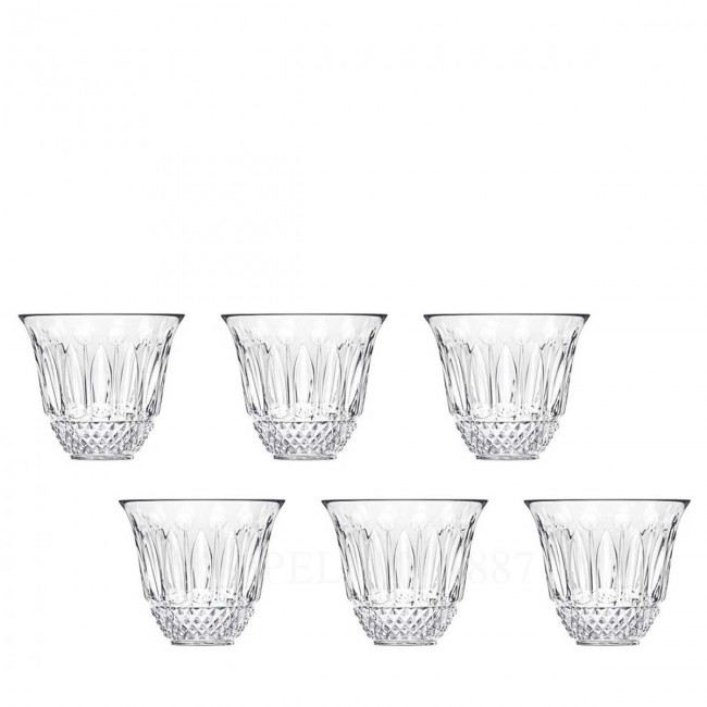 SAINT LOUIS Tommy Set of 6 Flared 텀블러 Clear Saint Louis Saint Louis Tommy Set of 6 Flared Tumblers Clear 01690