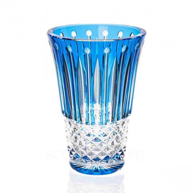 SAINT LOUIS Tommyssimo 크리스탈 화병 꽃병 라이트 블루 Saint Louis Saint Louis Tommyssimo Crystal Vase Light Blue 01665