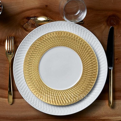 BERNARDAUD 디너접시 Twist 골드 Bernardaud Dinner Plate Twist Gold 01639