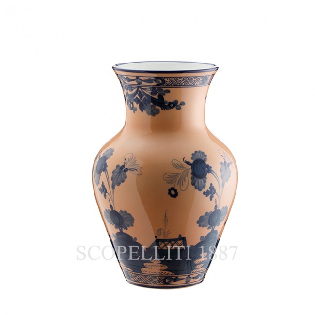 GINORI 1735 라지 Ming 화병 꽃병 오리엔트E Italiano Cipria Ginori 1735 Large Ming Vase Oriente Italiano Cipria 01484