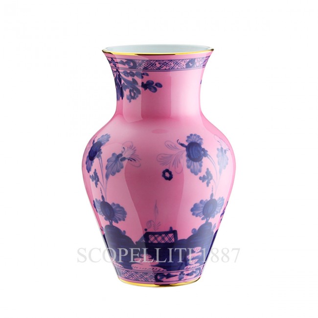 GINORI 1735 라지 Ming 화병 꽃병 오리엔트E Italiano Azalea Ginori 1735 Large Ming Vase Oriente Italiano Azalea 01464