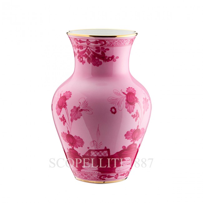 GINORI 1735 Ming 화병 꽃병 라지 오리엔트E Italiano Porpora Ginori 1735 Ming Vase Large Oriente Italiano Porpora 01448