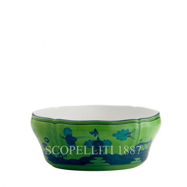 GINORI 1735 오발 샐러드볼 오리엔트E Italiano Malachite Ginori 1735 Oval Salad Bowl Oriente Italiano Malachite 01297