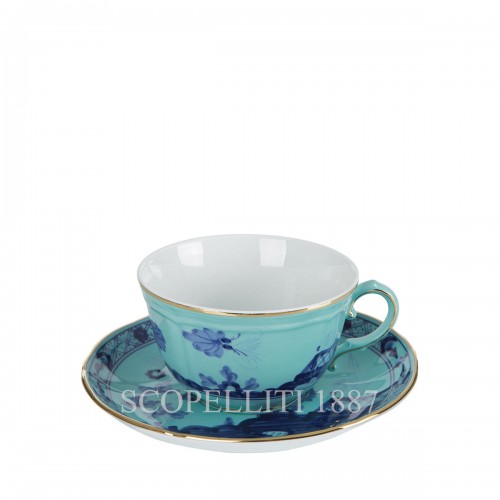 GINORI 1735 티 컵앤소서 오리엔트E Italiano Iris Ginori 1735 Tea Cup and Saucer Oriente Italiano Iris 00975