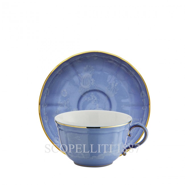GINORI 1735 티 컵앤소서 오리엔트E Italiano Pervinca Ginori 1735 Tea Cup and Saucer Oriente Italiano Pervinca 00970