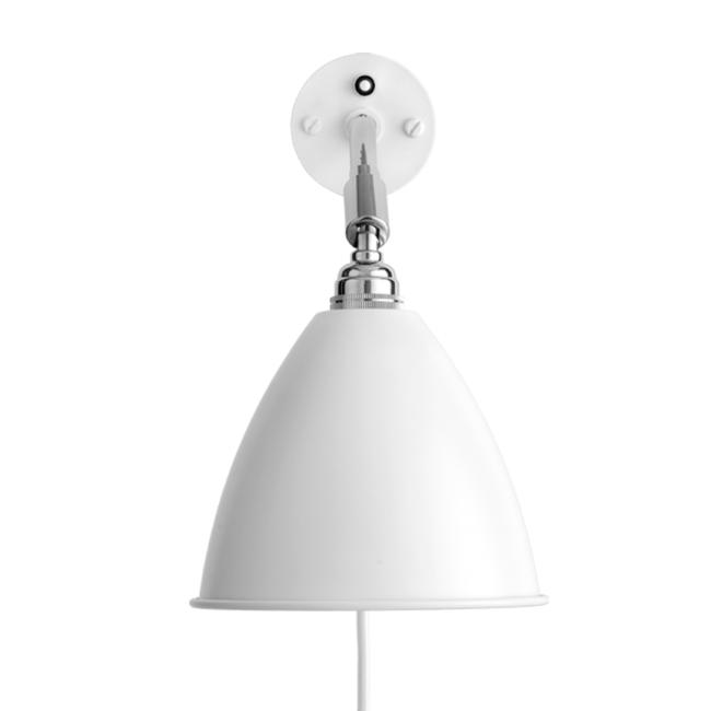 DESIGN OUTLET 구비 - BL7 벽등 벽조명 - 매트 화이트/크롬 DESIGN OUTLET GUBI - BL7 WALL LAMP - MATT WHITE/CHROME 16847