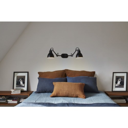 DESIGN OUTLET DCW E에디션S - 램프 그라스 N°204 더블 벽등 벽조명 - 블루 DESIGN OUTLET DCW EEDITIONS - LAMPE GRAS N°204 DOUBLE WALL LAMP - BLUE 16695