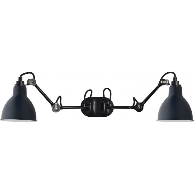 DESIGN OUTLET DCW E에디션S - 램프 그라스 N°204 더블 벽등 벽조명 - 블루 DESIGN OUTLET DCW EEDITIONS - LAMPE GRAS N°204 DOUBLE WALL LAMP - BLUE 16695