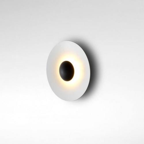 DESIGN OUTLET 마르셋 - 진저 C 벽등 벽조명 - 웬지/화이트 - 32 CM DESIGN OUTLET MARSET - GINGER C WALL LAMP - WENGE/WHITE - 32 CM 16617