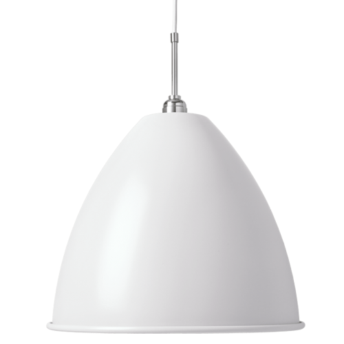 DESIGN OUTLET 구비 - BL9 L HANGING LAMP - 매트 화이트/크롬 DESIGN OUTLET GUBI - BL9 L HANGING LAMP - MATT WHITE/CHROME 11341