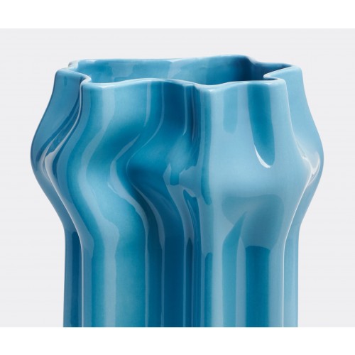 누오베 포르메 Extruded Shape 화병 꽃병 터쿼이즈 Nuove Forme Extruded Shape Vase  turquoise 00695