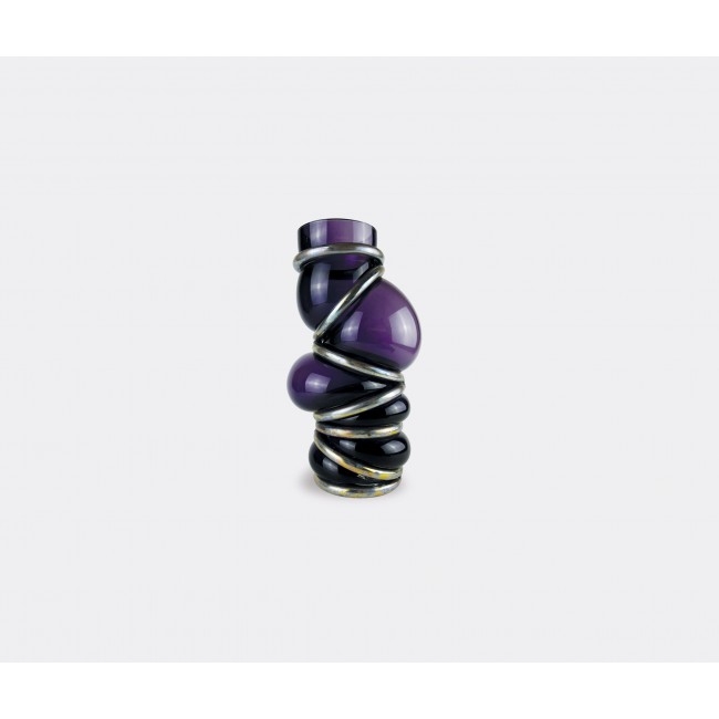 Vanessa Mitrani Chain 링 화병 꽃병 다크 violet Vanessa Mitrani Chain Ring vase  dark violet 00602