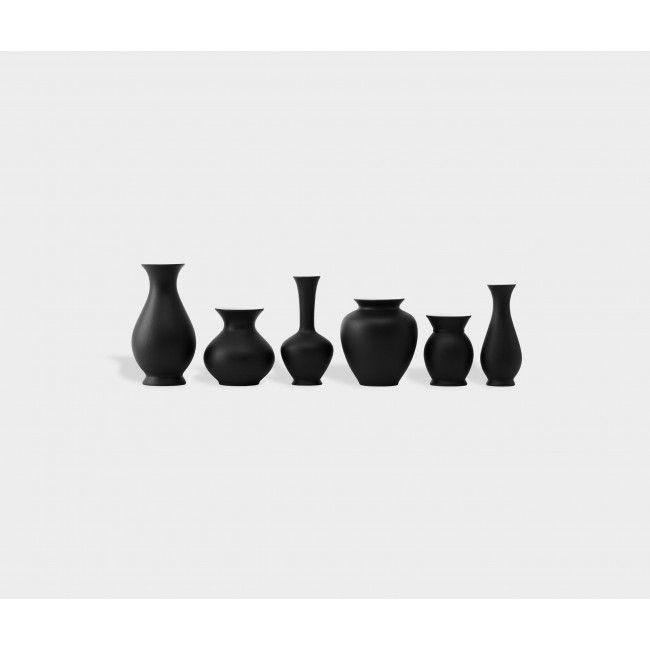 쉔버크 Blossom 화병 꽃병 6세트 구성 블랙 Schoenbuch Blossom vase  set of six  black 00523